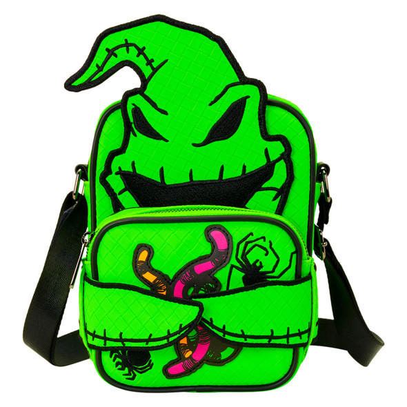 Loungefly The Nightmare Before Christmas Oogie Boogie Glow Crossbuddies® Cosplay Crossbody Bag with Coin Bag