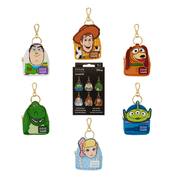 Loungefly Pixar Toy Story Mystery Mini Backpack Bag Charms [ONE RANOM BAG CHARM]