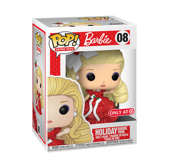 Funko Pop! Retro Toys: Holiday Barbie 1988 #08 Vinyl Figure – Target Exclusive