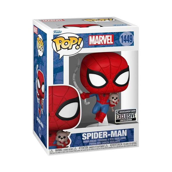 Funko Pop! Marvel: Spider-Man with Spider-Ham #1449 (Entertainment Earth Exclusive)