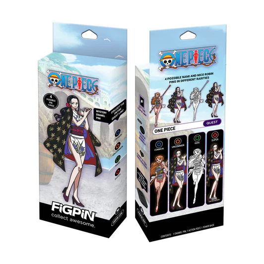 FiGPiN Mystery Enamel Pin – One Piece Nico Robin Collectible Pin (Blind Box)