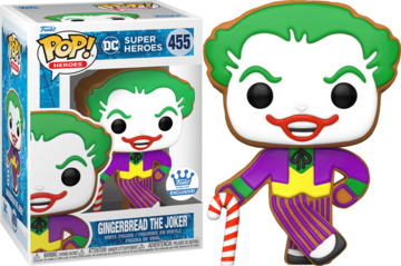 Funko POP! DC Super Heroes Gingerbread Joker #455 Vinyl Figure