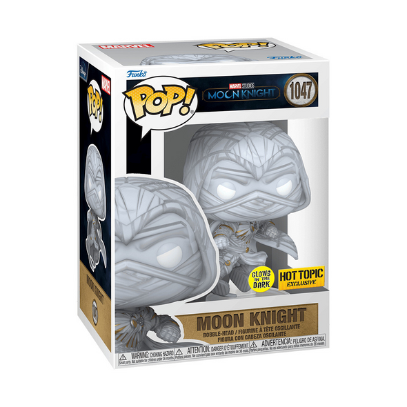 Funko POP! Marvel Moon Knight #1047 Glow in the Dark Hot Topic Exclusive