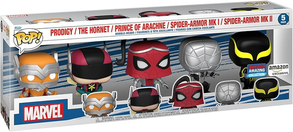 Funko POP! Marvel Spider-Man Beyond Amazing Collection 5-Pack – Amazon Exclusive
