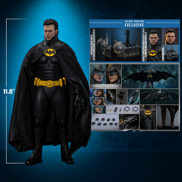 Hot Toys Batman Deluxe Version 1/6 Scale Collectible Figure – DC Comics