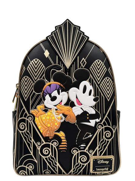 Comic Spot Exclusive Great Gatsby Mickey & Minnie Loungefly Mini Backpack