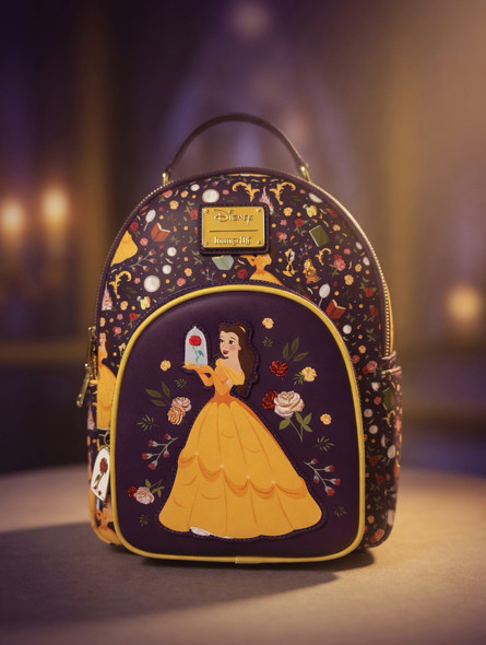 Loungefly Disney Belle Enchanted Beauty Mini Backpack Exclusive