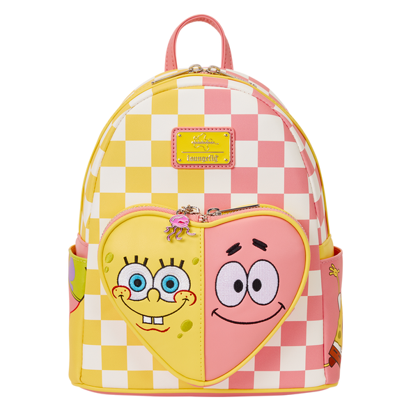 Loungefly SpongeBob & Patrick Checkered Mini Backpack Nickelodeon