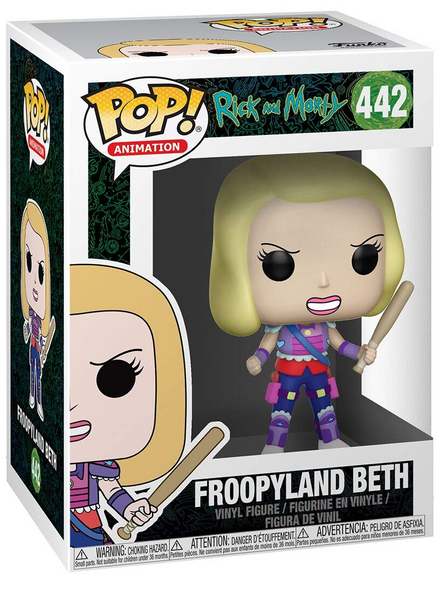 Funko Pop Animation Rick and Morty Froopyland Beth #442 vinyl figure collectible