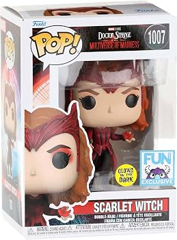 Funko Pop! Marvel Scarlet Witch #1007 Glow in the Dark Funko Exclusive from Doctor Strange in the Multiverse of Madness