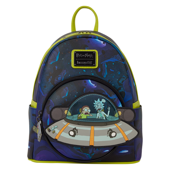Loungefly Rick and Morty Space Cruiser Glow Mini Backpack