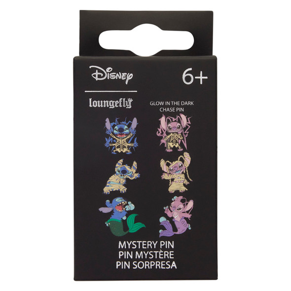 Loungefly Disney Stitch & Angel Halloween Costume Mystery Box Pin Collection