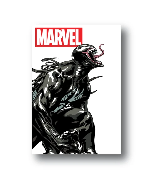 Comic Spot exclusive Venom Inc. Alpha #1 2-inch enamel pin featuring Gabriele Dell'Otto artwork, limited to 300 pieces.