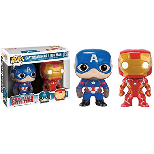 Marvel Pop Captain America Vs Iron Man Collector Corps