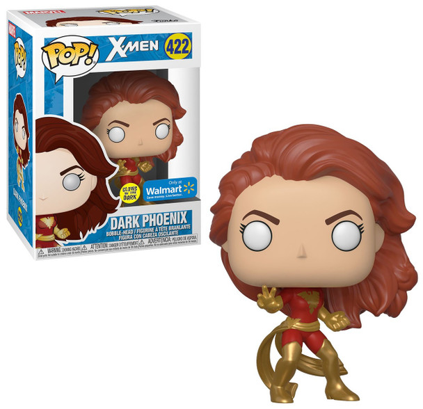 Dark Phoenix Funko Pop! X-Men Marvel Glow in the Dark Walmart Exclusive