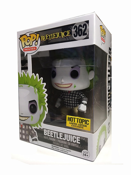 POP! Movies Beetlejuice Adams Clothes Hot Topic Exclusive #362