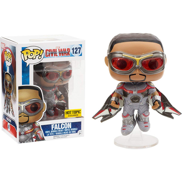 特撮 Funko - Figurine Captain America Civil War - Falcon Pop 10cm - 0849803072261 ggw725x POP Marvel Civil War Falcon Hot Topic Exclusive - Comic Spot