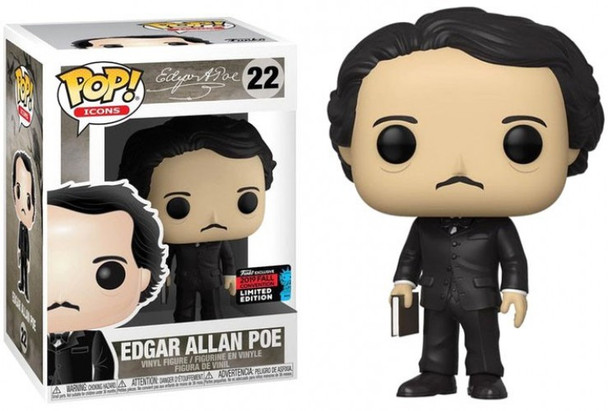 Pop! Icons Edgar Allan Poe with Book 2019 NYCC Shared