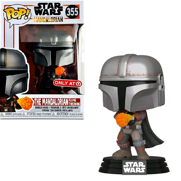 Pop Star Wars The Mandalorian with Flame Exclusive