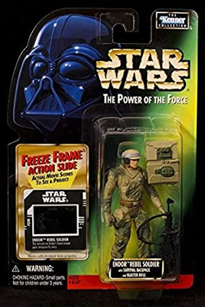 Star Wars: Power of The Force Freeze Frame Endor Rebel Soldier Action Figure