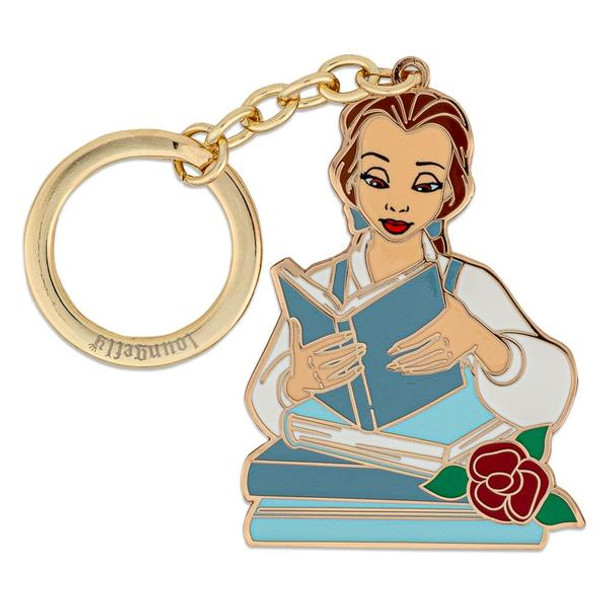 Loungefly Disney Princess Belle Books 2.5" Enamel Keychain