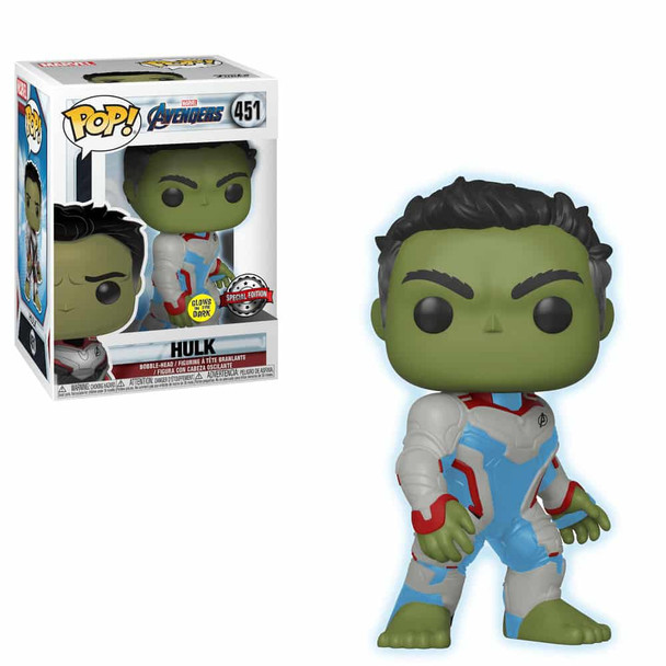 Pop! Marvel: Avengers Endgame - Hulk Glow (Hot Topic Exclusive)