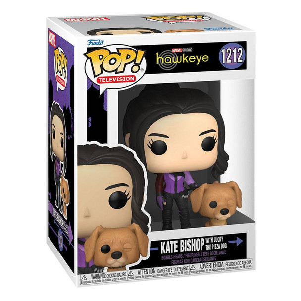 POP Funko TV! & Buddy: Hawkeye - Kate Bishop with Lucky The Pizza Dog