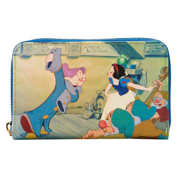 Loungefly Disney Snow White Scenes Zip Around Wallet