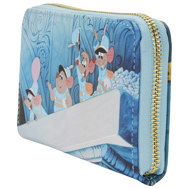 Loungefly Disney Cinderella Princess Scene Zip Around Wallet