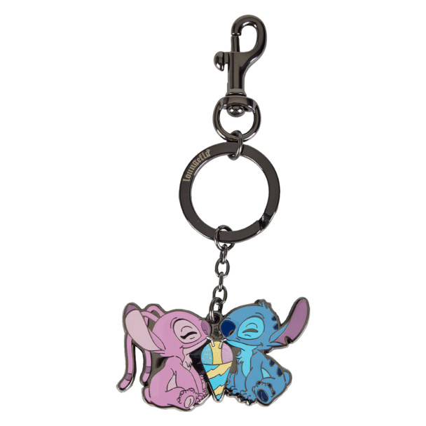 Loungefly Lilo & Stich Angel and Stitch Keychain