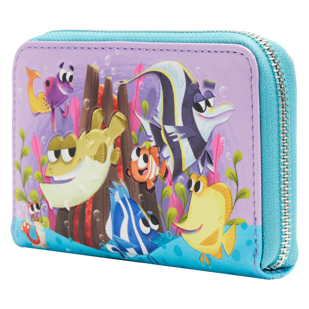 Loungefly Pixar Moments Finding Nemo Tank Zip Around Wallet