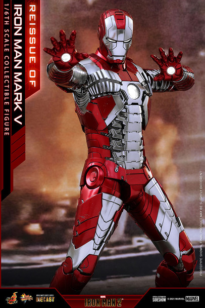 Hot Toys 1:6 Iron Man Mark V - MMS Diecast