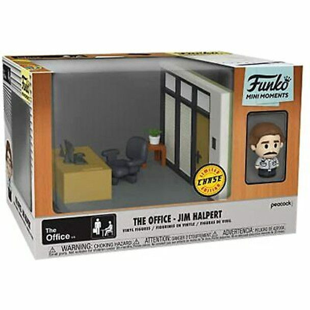 Pop The Office Mini Moments Mini-Figure Diorama Set Jim Halpert [CHASE]