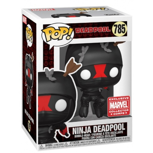 Funko Pop! Marvel Collector Corps Exclusive 30th Anniversary Ninja Deadpool #785