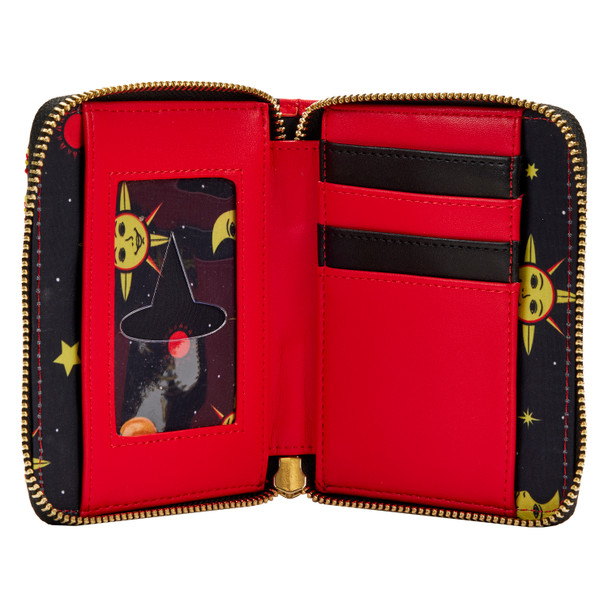 Loungefly Disney Hocus Pocus Dani Binx Zip Around Wallet