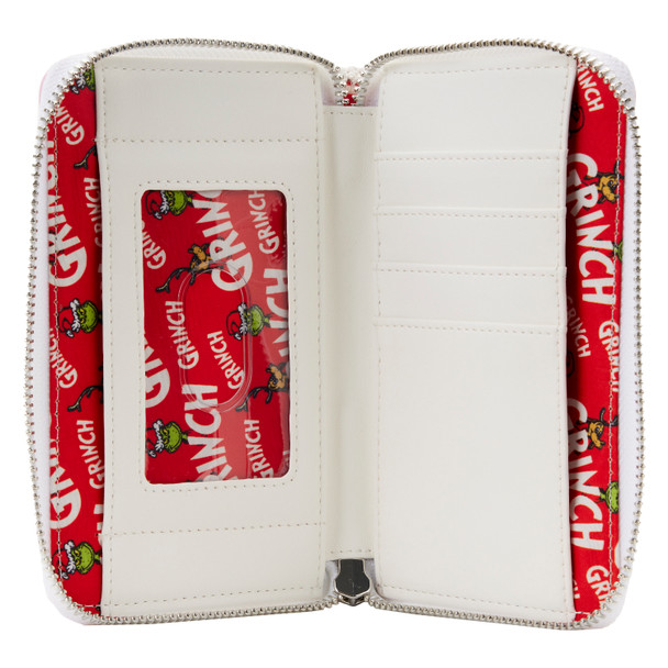 Loungefly Dr Seuss Grinch Sleigh Zip Around Wallet