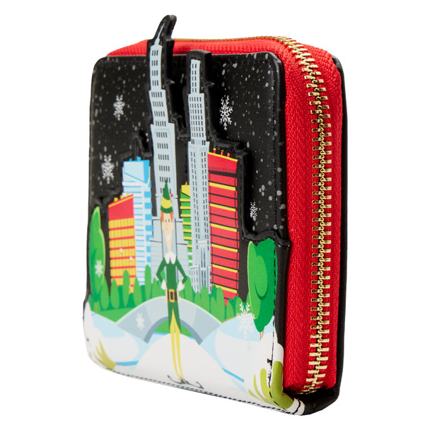 Loungefly Elf Buddy In Manhattan Zip Around Wallet