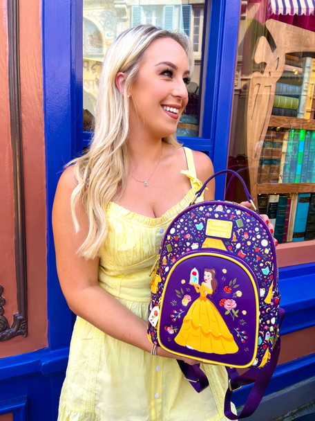 Loungefly Disney Belle Enchanted Beauty Mini Backpack Exclusive