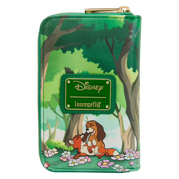 Loungefly Disney Classic Books Fox And The Hound Zip Around Wallet