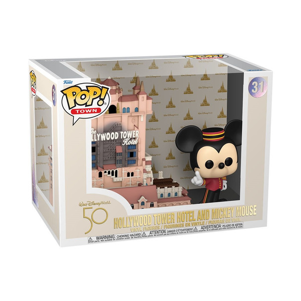 Pop! Town: Walt Disney World 50th Anniversary - Tower of Terror with Mickey #31