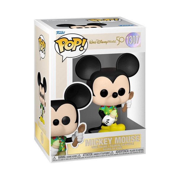 Pop! Disney: Walt Disney World 50th Anniversary - Aloha Mickey #1307