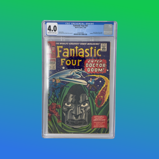 Fantastic Four 57 CGC 4.0 Classic Jack Kirby 