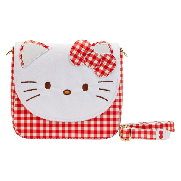 Loungefly Sanrio Hello Kitty Gingham Cosplay Cross Body Bag