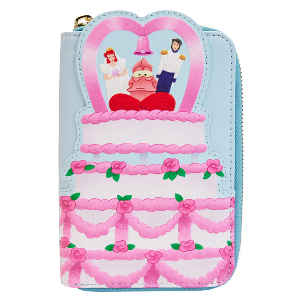 Loungefly Disney Little Mermaid Wedding Cake Zip Around Wallet