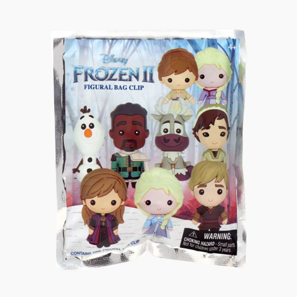 Frozen II 3D Foam Bag Clip [ONE RANDOM PIECE]