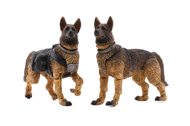 Joy Toy Military Dog 1/18 Figure 2 Pack