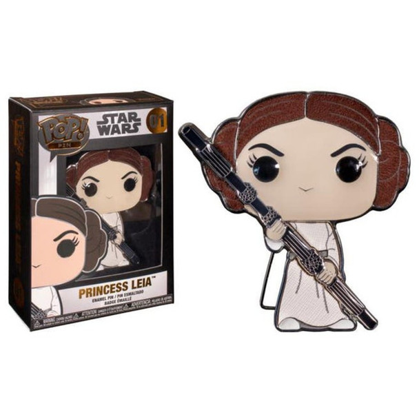 Pop! Pin: Star Wars - Princess Leia Premium Enamel Pin