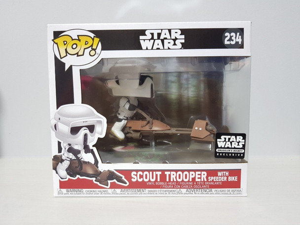 POP! Star Wars Scout Trooper with Speeder Bike #234