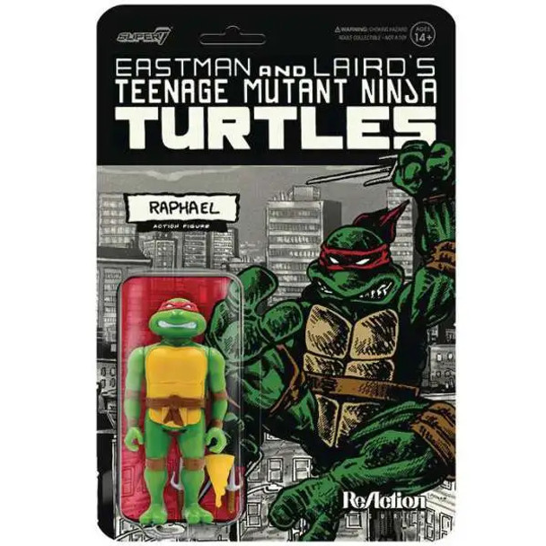 Super 7 Reaction TMNT Eastman Michelangelo