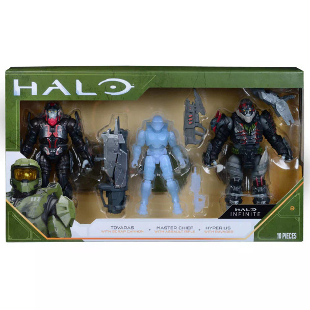 Halo Tovarus & Master Chief & Hyperius 3 Pk